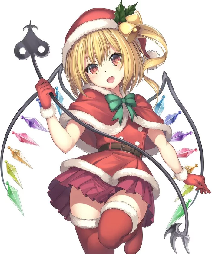 Flandre Scarlet - Touhou, Flandre Scarlet, Anime Art, Аниме, Не аниме, Janne cherry