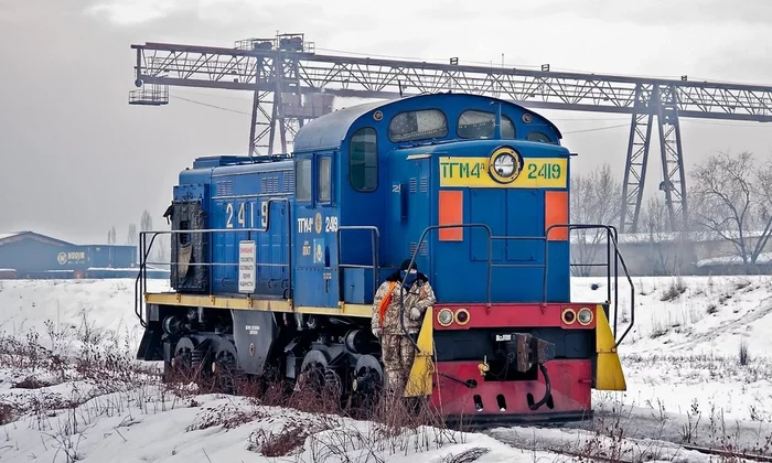 Тепловоз ТГМ4 и его модификации - Железная Дорога, Маневровый тепловоз, Длиннопост, Тгм, Гидропередача, Видео