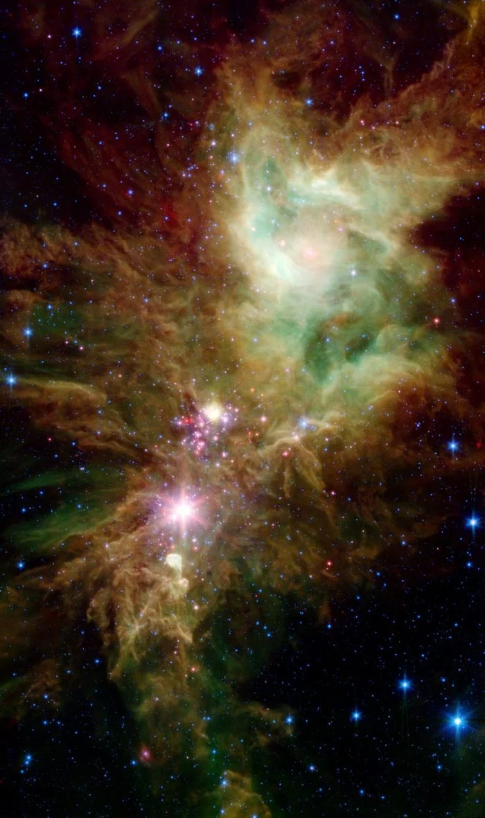 NGC 2264 - космическая рождественская снежинка - NASA, Снежинка, Астрономия, Астрофизика, Копипаста, Длиннопост