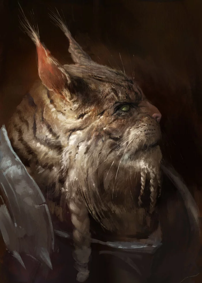 Rakshasa - Art, Drawing, , Dungeons & dragons, Manzanedo