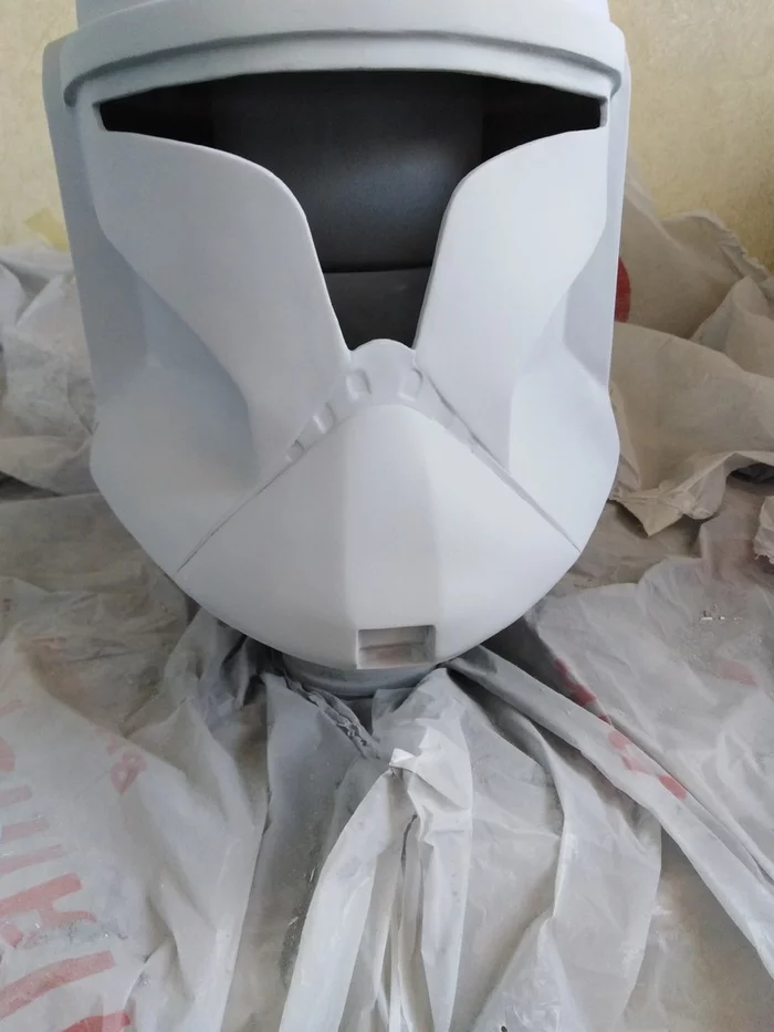 Making a Star Wars helmet.Star Wars - My, Needlework with process, Modeling, Clones, Helmet, Star Wars, Longpost