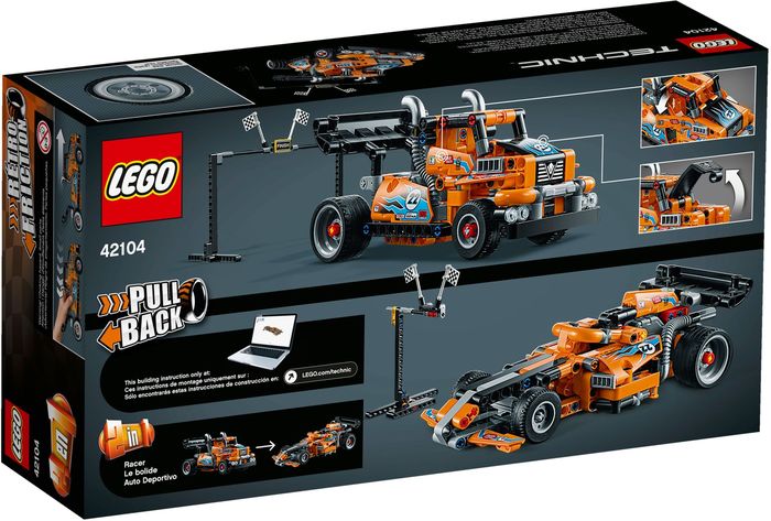 Лего 42103 драгстер и 42104 гоночный грузовик LEGO, LEGO Technic, Видео, Длиннопост