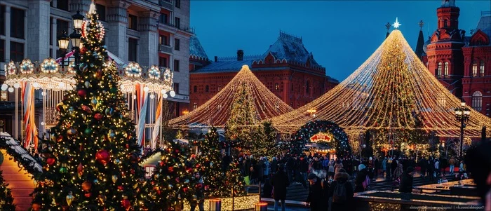 New Year's Moscow - My, The photo, Photographer, Moscow, New Year, beauty, Holidays, Longpost