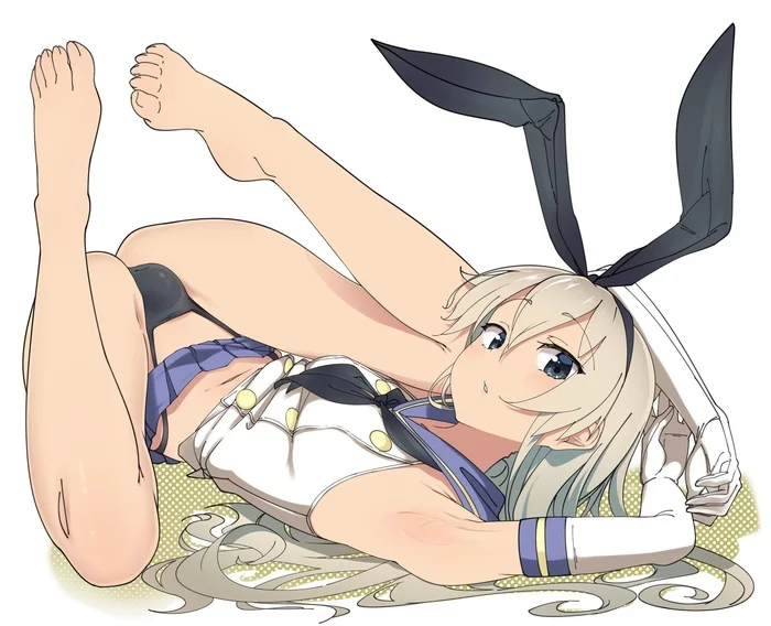 Shimakaze - NSFW, Kantai Collection, Shimakaze, Этти, Anime Art, Аниме, Арт