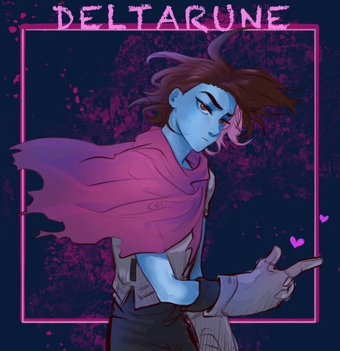 Chris - Deltarune, Kris, Art