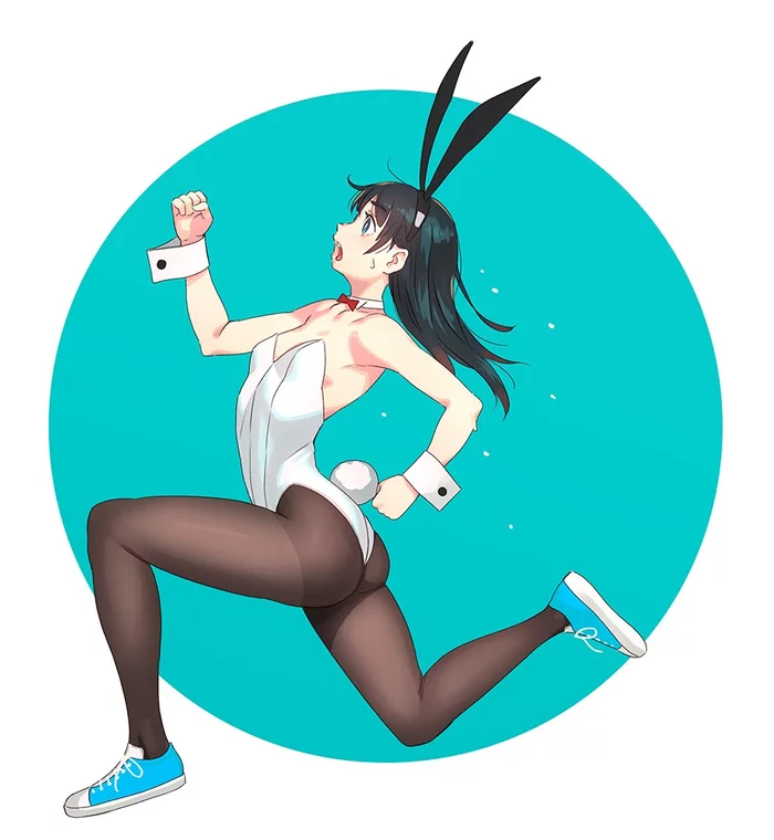 Bunny - Anime, Anime art, Original character, Bunnysuit