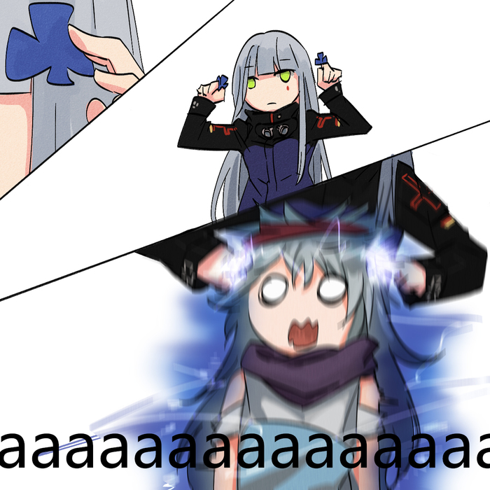   , Anime Art, Girls Frontline, Hk416, G11
