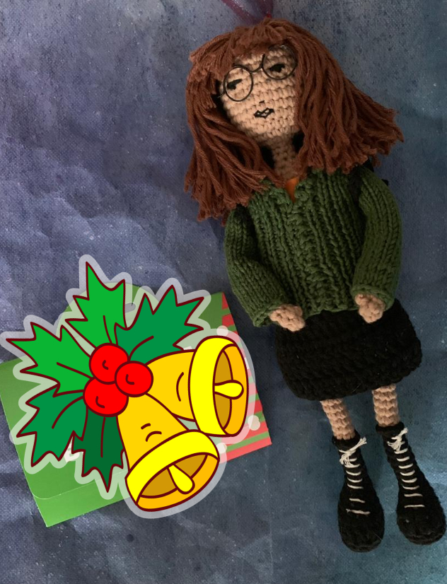 Daria goes for a walk! - My, Daria Morgendorffer, Daria, Daria, Needlework without process, Longpost, Crochet, Toys, Handmade dolls