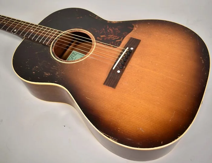1956 Gibson Left Handed LG-2 Conversion Vintage Acoustic Guitar 2000$ - Gibson, Guitar, Acoustic guitar, Longpost