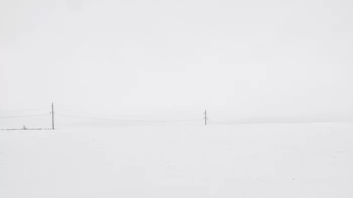 snowy desert - My, Canon 50D, 50mm