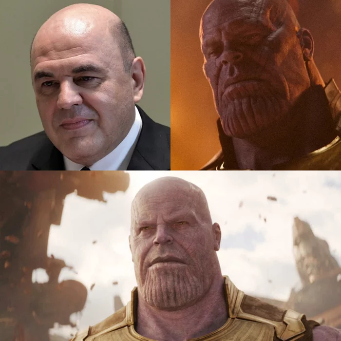 I see Thanos - My, Thanos, Mikhail Mishustin, Similarity