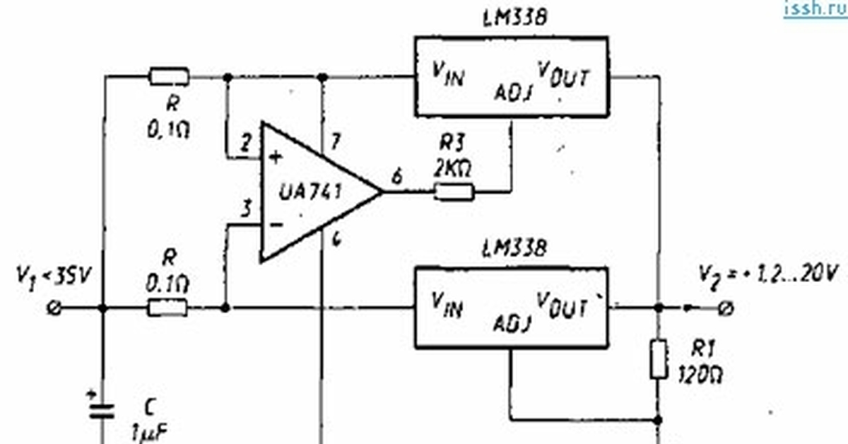 Lm338t характеристики схема