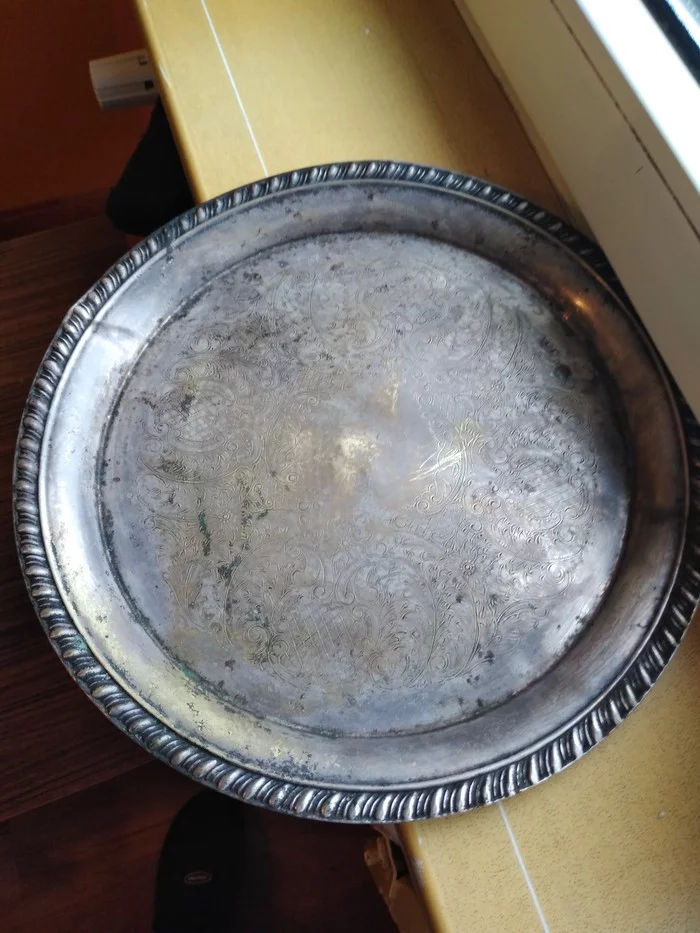 What is the thing made of? - My, Antiques, Tray, Longpost