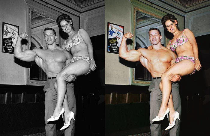 My coloration - My, Colorization, Arnold Schwarzenegger, Actors and actresses, Celebrities