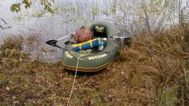 Water trip along the Dymovka-Vuoksa system Option 1 (Autumn)Part 2 - My, Hike, Water tourism, Boat trip, Nature, Karelian Isthmus, Longpost