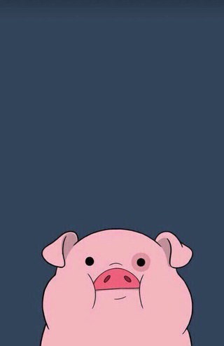 Sasha - Pig, Puffy (Gravity Falls), Gravity falls, Phone wallpaper