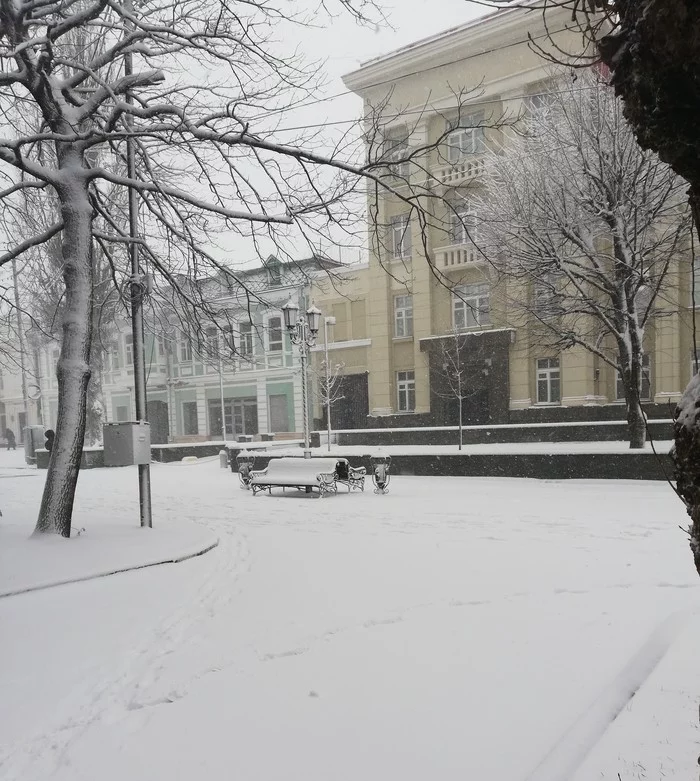 WINTER has come to the Stavropol region!!! URAAAA - Winter, Finally, Waited, Stavropol, Weather, Video, Longpost