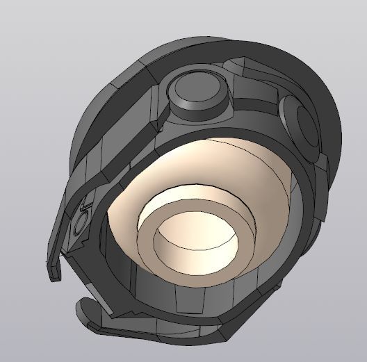 Lego Pathfinder's helmet from Mass Effect Andromeda - My, Lego, Mass effect, Helmet, Figurines, 3D, Compass, Games, Toys, Longpost