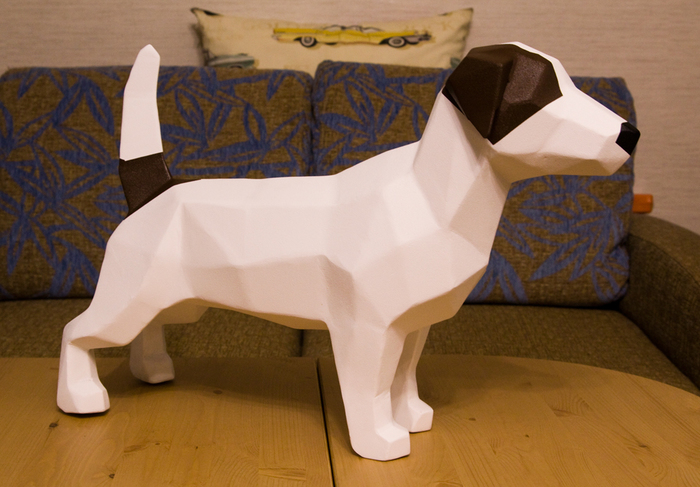 Пёсики нравятся? Рукоделие, Сварка, Papercraft, Джек-рассел-терьер, Своими руками, Рукоделие с процессом, Длиннопост, Собака