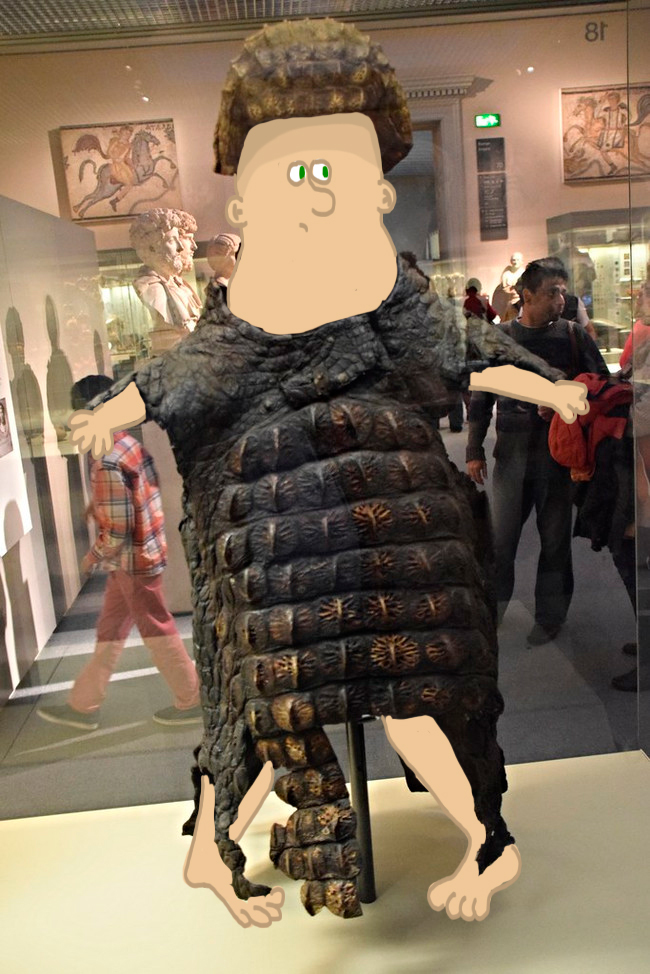 Reply to the post Armor - My, Armor, Armor, Crocodiles, Egypt, Museum, Humor, Drawing, Associations, Reply to post, Longpost