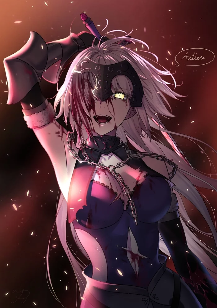 Alter - Anime, Art, Anime art, Fate, Fate grand order, Jeanne alter, Jeanne darc, Nipi27