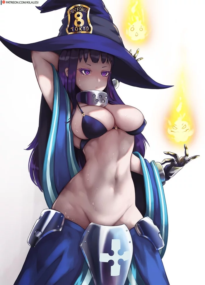 Witch - NSFW, Anime, Wizards, Art, Anime art, Enen no shouboutai, Maki oze