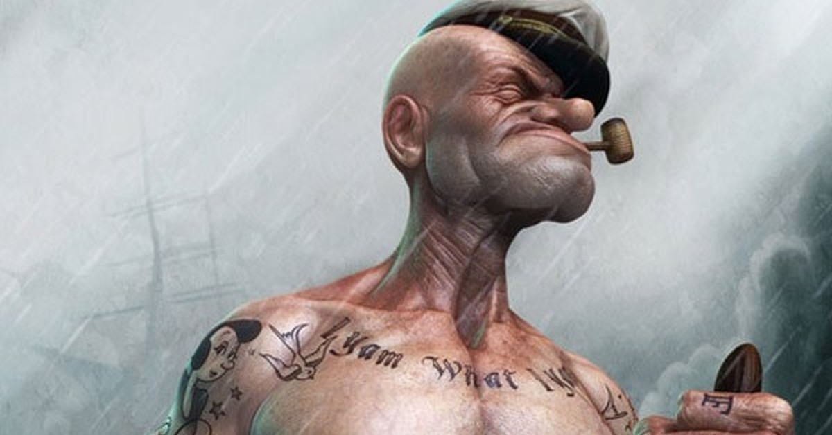 Popeye realistic