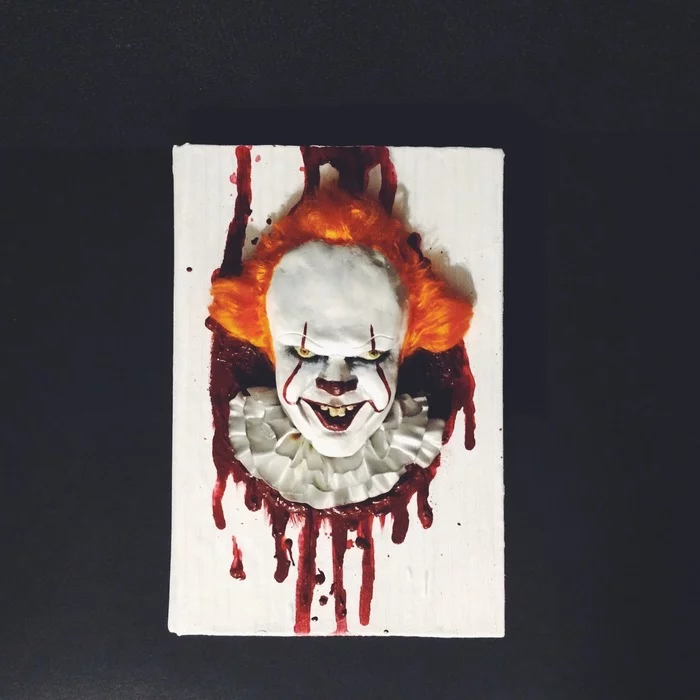 It - My, Needlework without process, Pennywise, It, Stephen King, Books, With your own hands, Longpost