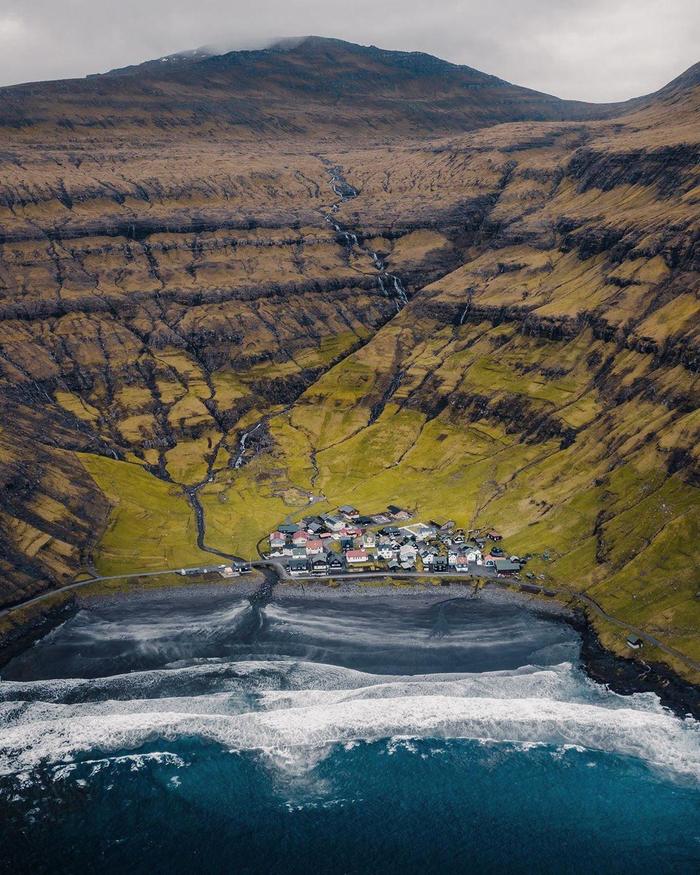 The village of Chednuvuk - Nature, beauty of nature, Faroe islands, The photo