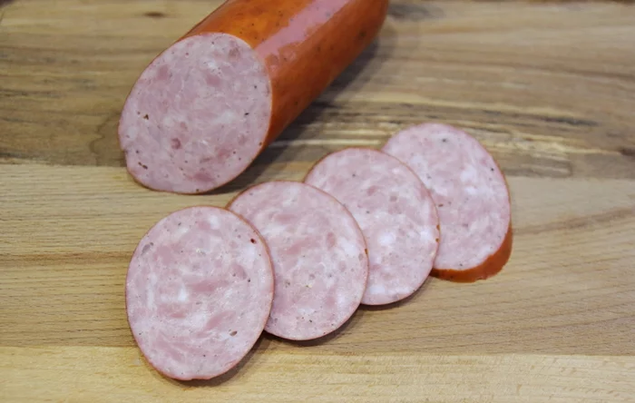 Finnish servelat. I finally replicated the taste of store-bought sausage, but with MEAT! - My, Meat, Sausage, Recipe, Longpost, Food