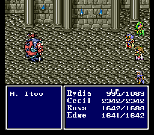 Final Fantasy IV (часть 3) - Моё, 1991, Прохождение, Final Fantasy, SNES, Square, JRPG, Ретро-Игры, Консольные игры, Длиннопост