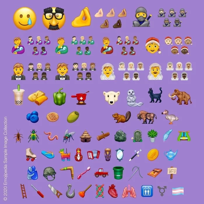 Unicode showed new emoji that will appear to users in the second half of the year - Emoji, Chat room, Smile