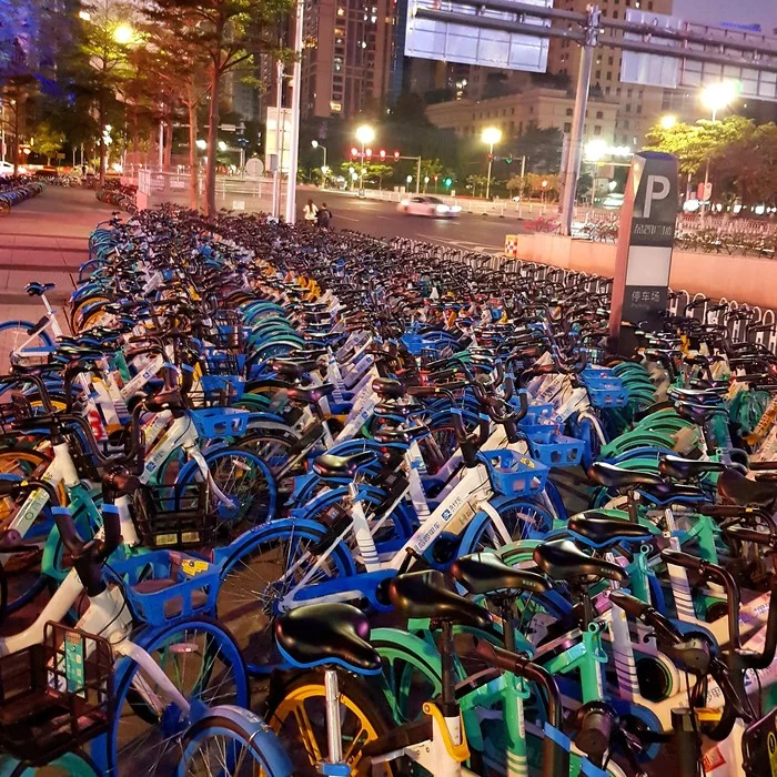 That same feeling when no one needs you... - My, China, A bike, Rental