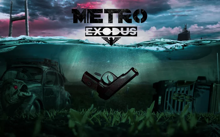 Photo processing Metro exodus sam's story - My, Metro: Exodus, Photoshop master, Graphics