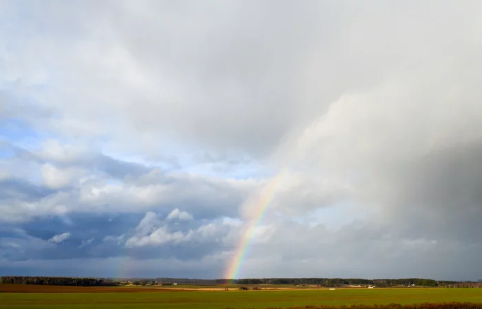 What a twist - My, Republic of Belarus, Double Rainbow, Rainbow