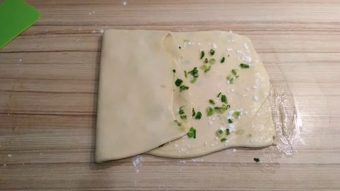 Слоёные лепешки с зелёным луком Рецепт, Лепешки, Выпечка, Тесто, Длиннопост