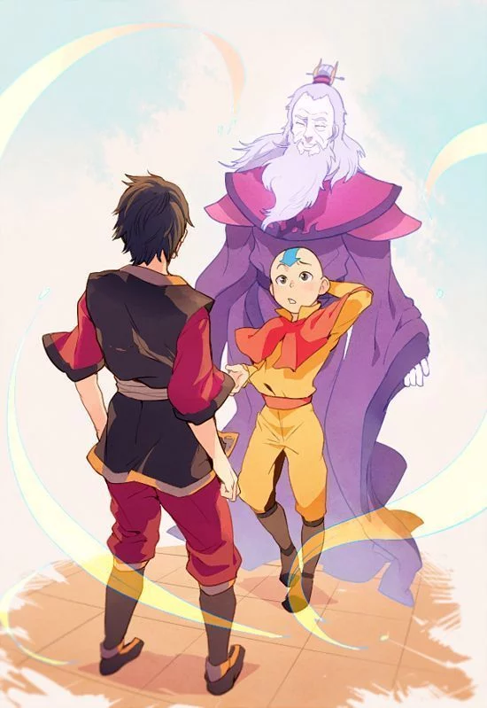 Avatar: The Last Airbender - Avatar: The Legend of Aang, Art, Animated series, Aang, Avatar Roku, Zuko, TKG