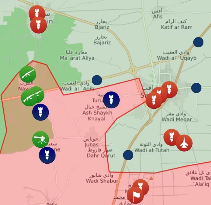 The Syrian army surrounds a terrorist outpost in Saraqib - Syria, Idlib, Turkey, Video, Longpost, news