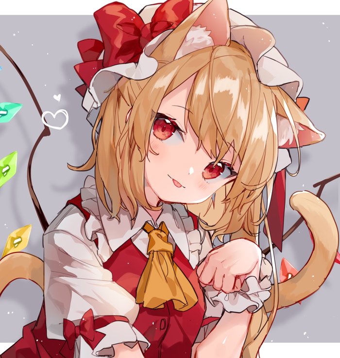 Flan-nyan , Anime Art, Touhou, Flandre Scarlet, Mokyuko