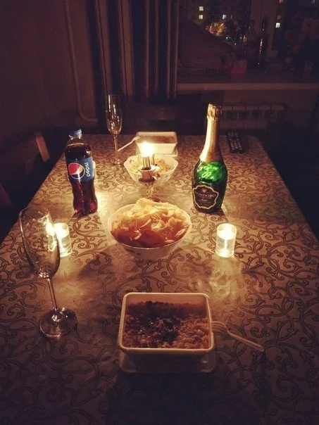 Romantic dinner - Romance, Dinner, Table