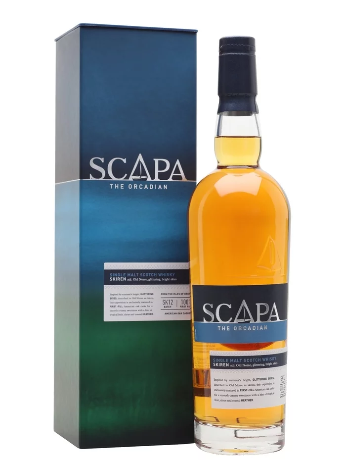 Scapa Skiren - My, About alcohol from Tyshkanrockstar, Scotch whiskey, Whiskey, Alcohol, Text, Beverages, Longpost