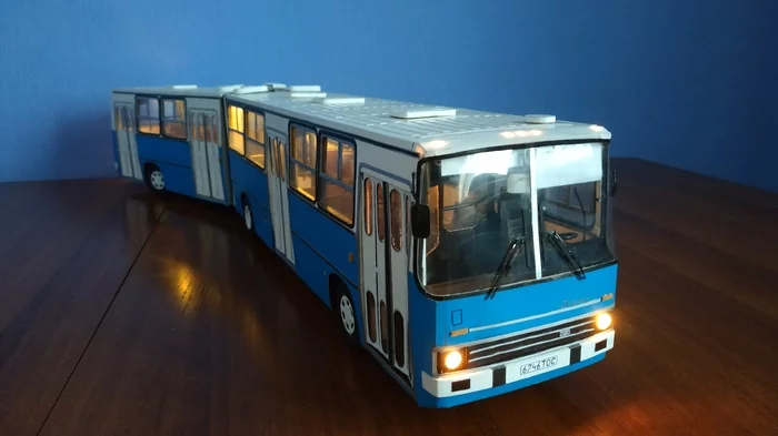 Икарус 280 из картона на радиоуправлении Икарус, Автобус, Радиоуправляемые модели, Картон, Своими руками, Видео, Длиннопост