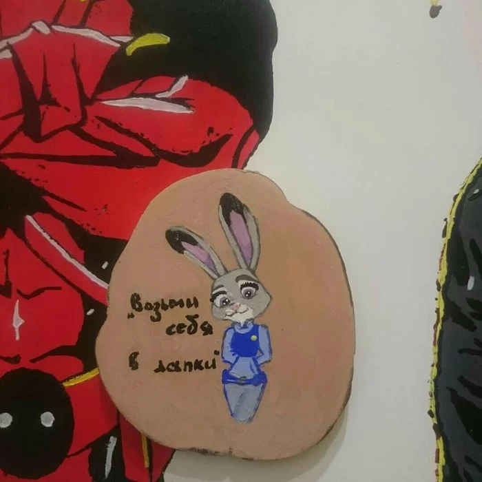Post #7225759 - My, Needlework without process, With your own hands, Acrylic, Creation, Zootopia, Nick and Judy, Polymer clay, Magnets, Longpost
