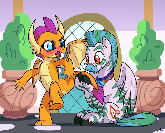 What are THOSE? - My Little Pony, Original Character, Smolder