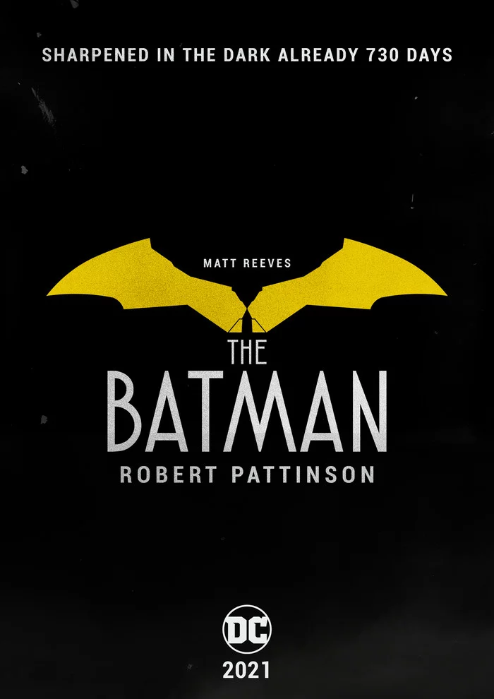 Poster for the 2021 Batman movie - My, Poster, Batman, Robert Pattison, Matt Reeves, DC, Longpost, Dc comics