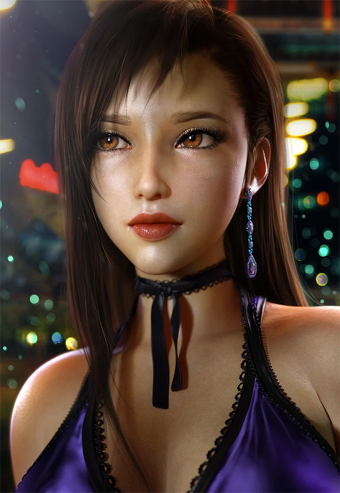 Tifa - Final Fantasy, Art, Games, Girls, Tifa lockhart, Sevenbees