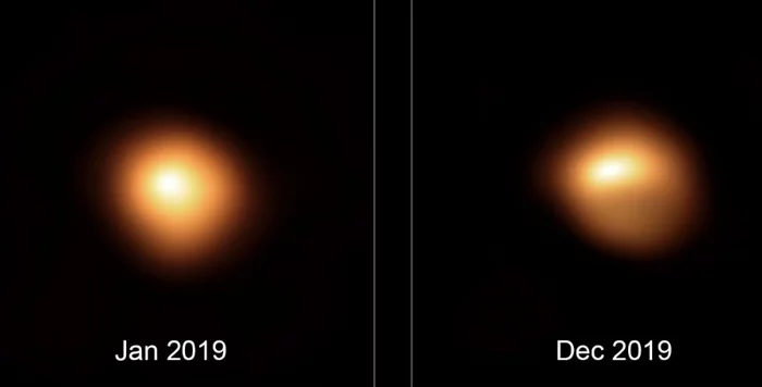 The changing surface of dim Betelgeuse - Betelgeuse, Space, Star, Astronomy