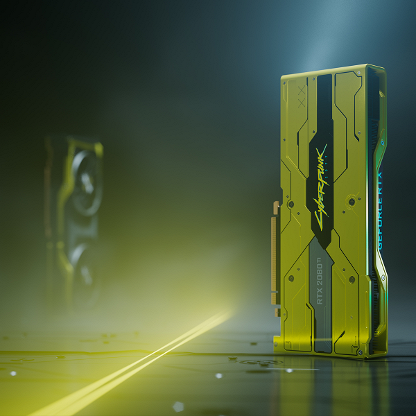 Nvidia has unveiled the GeForce RTX 2077. Only 200 of these cards will be produced. - Nvidia, Cyberpunk 2077, CD Projekt, Video card