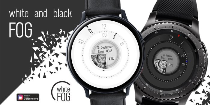 White fog-   Samsung Galaxy Watch  , , Samsung, Samsung galaxy Watch, Watchface, , Galaxy Watch, 