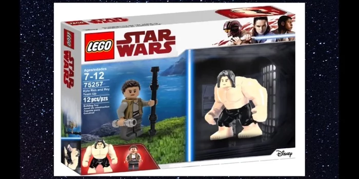 You will need five packs - Kylo Ren, Lego, Girl and five blacks, Star Wars